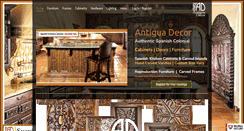 Desktop Screenshot of antiguadecor.com