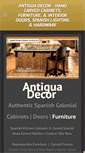 Mobile Screenshot of antiguadecor.com